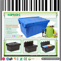 Plastic Turnover Box with Attached Lid (HBE-LB-8)